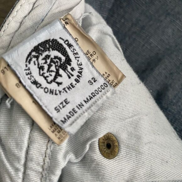 Diesel Industry SZ 32 Jeans Denim Womens RN93243 Flared Leg‎ Vintage - Picture 6 of 16